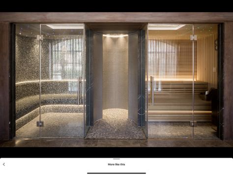 Home Steam Room, Steam Room Shower, Luxury Spa Bathroom, Indoor Swimming Pool Design, Home Spa Room, Indoor Pool Design, Sauna House, Spa Interior Design, Piscina Interior