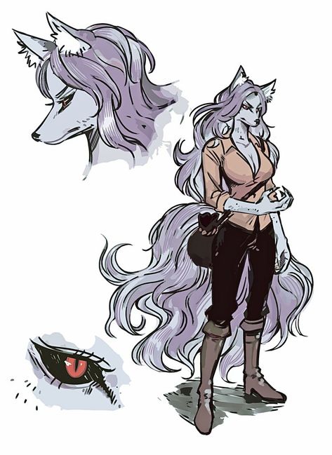 Werewolf Girl, Female Werewolves, One Piece Oc, First Sketch, Monster Girl Encyclopedia, The Werewolf, Werewolf Art, Anime Monsters, The New World