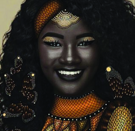 Khoudia Diop tells a world divided by colour: dark is dazzling and beyond beautiful. Ethno Style, Dark Skin Beauty, Black Makeup, Dark Skin Women, African Beauty, Dark Beauty, Black Women Art, Girls Rock, Brown Skin