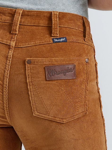 Your favorite flare is back, but now in the perfect texture for the season ahead. Our Women’s Wrangler Retro® Bailey High Rise Corduroy Trouser Jean comes with all the same iconic details, including our signature five-pocket styling, the “W” stitching, and a logo patch. That ultra-soft corduroy is crafted from a cozy cotton blend with just the perfect amount of stretch. Best of all, these trousers feature a flattering high-rise silhouette that hugs you in all the right places. Long Sleeve Kids, Boys Bottoms, Wrangler Jeans, Sweater Set, Corduroy Pants, Trouser Jeans, Girls Jeans, A Logo, Western Wear