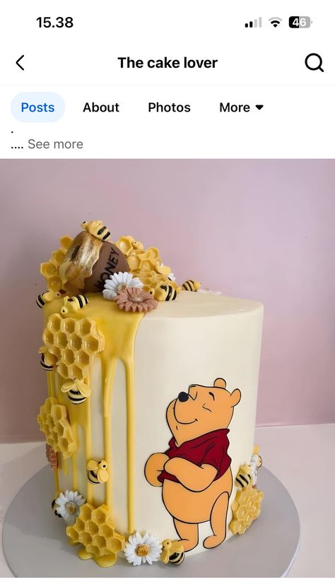 Pooh Birthday Cake, Pooh Bebe, Pooh Halloween, Winnie The Pooh Halloween, Pooh Cake, Winnie The Pooh Cake, Baby First Birthday Cake, Cookies Birthday, Winnie The Pooh Themes