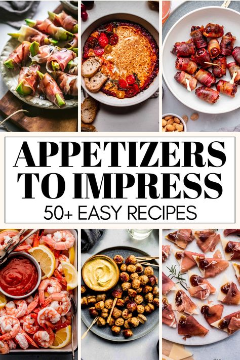 Appetizers are a great way to start a meal, or they can be enjoyed on their own as a snack. Whether you're hosting a party or simply looking for something to nibble on, there are plenty of easy appetizer recipes that you can make at home. H'ors Deuvres, Home Party Appetizers, Party Meat Appetizers, Savory Mini Appetizers, Simple Impressive Appetizers, Recipes That Look Fancy, Small Party Horderves, Appetizer Recipes Birthday, Birthday Appetizer Ideas For Adults