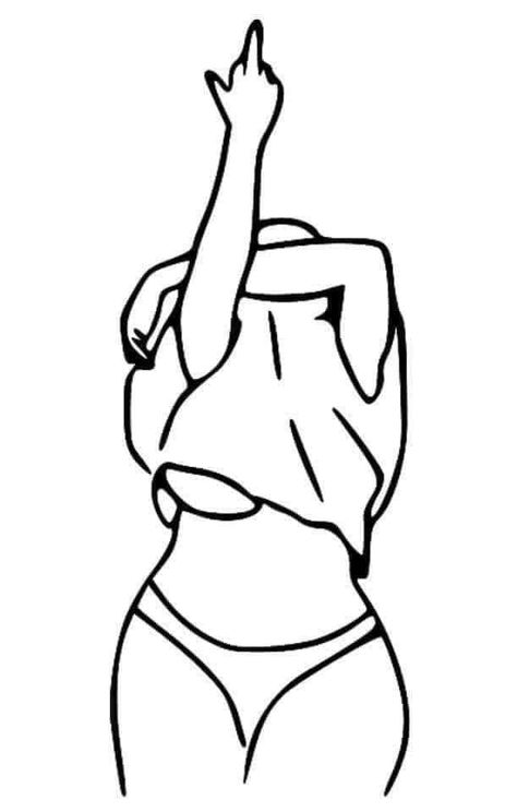 Thick Woman Tattoo, Drawing Body Outline, Outline Tattoo Ideas For Women, Curvy Silhouette Tattoo, Plus Size Silhouette Tattoo, Plus Size Coloring Pages, Body Outline Wallpaper, Plus Size Hip Tattoo, Baddie Coloring Pages Printable