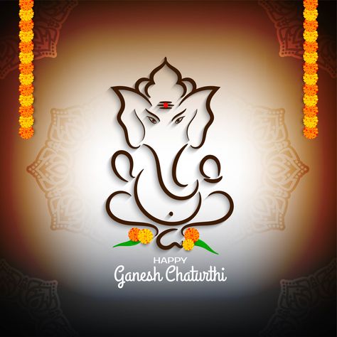 Images Design, Happy Ganesh Chaturthi, Boys Wallpaper, Ganesh Chaturthi, Free Vectors, Design Templates, Vector Art, Art Images, Template Design