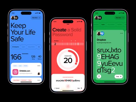 Password Manager App Concept by Lay on Dribbble Password Manager App, Portfolio Website Inspiration, App Design Trends, Web Phone, Ui Ux 디자인, Design Thinking Process, Ui Design Trends, App Concept, Mobile App Design Inspiration