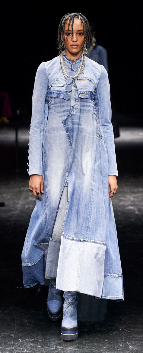 Jean Paul Gaultier Denim, Jeans Upcycle, Denim Scraps, French Fashion Designers, Denim Diy, Paul Gaultier, Mode Fashion, French Fashion, Jean Paul