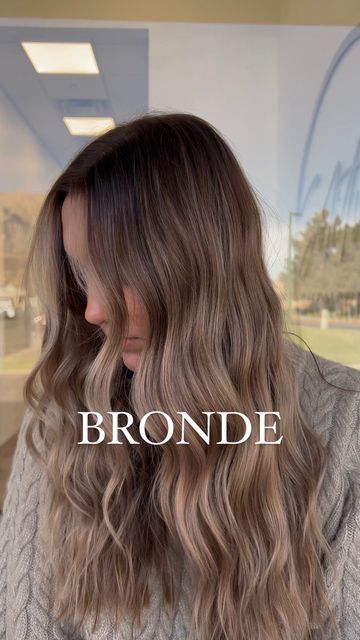 Rooted Dimensional Bronde, Bronde Melt Hair, 7m Redken Shades Eq, Root Melt Baby Lights, Bronde Melt, Mushroom Bronde Hair Color, Root Melt Balayage, Teddy Bronde, Teddy Bear Bronde