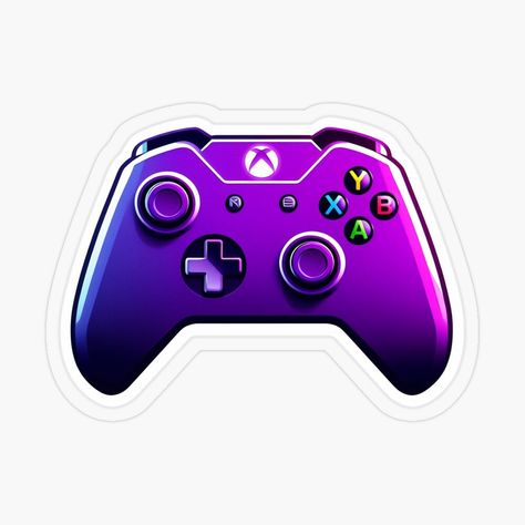 Get my art printed on awesome products. Support me at Redbubble #RBandME: https://www.redbubble.com/i/sticker/Custom-Purple-Xbox-controller-by-WildKirby/159908393.O9UDB?asc=u Purple Xbox Controller, Pad Wallpaper, Xbox Controller, Xbox, Awesome Products, Bts, Art Prints, Purple, For Sale