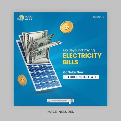 Solar Panel Social Media Post, Solar Flyer Design, Solar Social Media Post, Solar Panel Ads, Solar Creative Ads, Solar Panel Creative Ads, Solar Energy Poster, Solar Ads, Electricity Poster