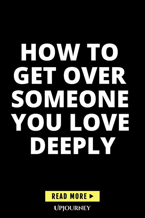 Struggling to get over someone you love deeply? It's tough, but it is possible to heal and move forward. Give yourself time to grieve, focus on self-care, and surround yourself with loved ones for support. Remember that healing is a process, be patient with yourself. With time and self-love, you'll find happiness again. Explore these tips on how to navigate through this challenging experience and emerge stronger on the other side. How To Get Over Someone You Love, Get Over Someone, Work Etiquette, Psychology Terms, Be Patient With Yourself, Give Yourself Time, Getting Over Someone, Five Love Languages, Friendship And Dating