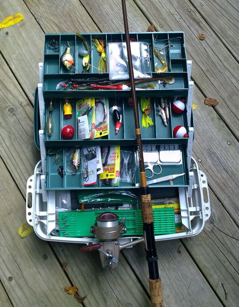 Uncles tackle box Fishing 101, Fishing Tackle Box, Tackle Box, Fishing Tackle, The Great Outdoors, Luxury Cars, Float, Running Shoes, Fishing