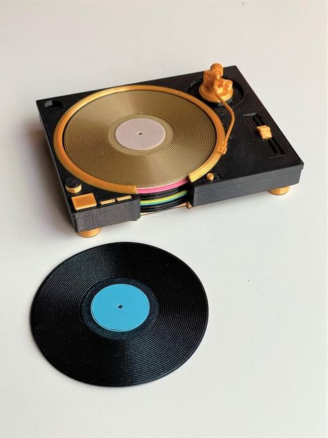 Record Holder, Turntable, 3d Printing