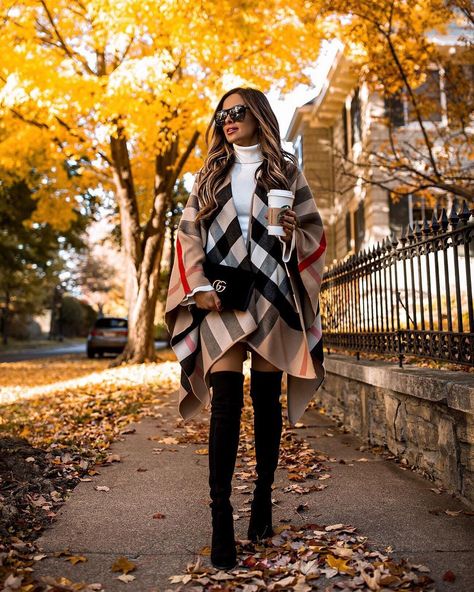 Fall poncho