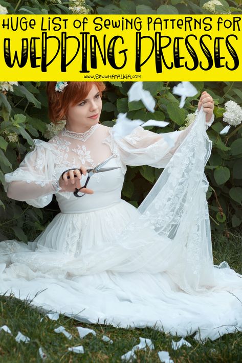 Diy Wedding Dress Patterns, Mermaid Dress Pattern, Wedding Dress Sewing, Wedding Dress Sewing Patterns, Gown Sewing Pattern, Sewing Guide, Simplicity Patterns Dresses, Sewing Wedding Dress, For Wedding Dresses