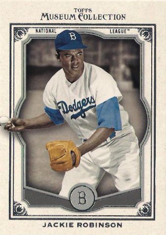 2013 Topps Museum Baseball - Jackie Robinson Baseball Images, Brooklyn Dodgers, Dodgers Fan, Dodger Blue, Baseball Art, Baseball Photos, Jackie Robinson, Topps Baseball Cards, Dodgers Baseball