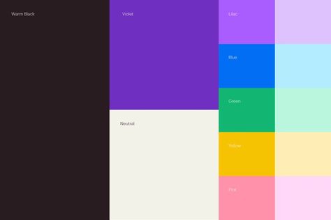 Technology Branding, Violet Color Palette, Purple Logo Design, Ui Color, Yellow Palette, Financial Technology, Music Logo Design, Electric Purple, Black Color Palette