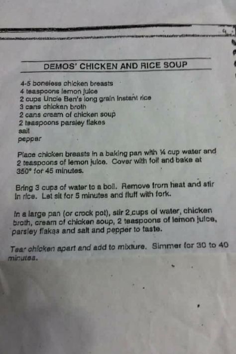 Demos Chicken Rice Soup Demos Soup Recipe, Demos Chicken And Rice Soup Recipe, Enchilada Soup Slow Cooker, Crockpot Queso Chicken, Crockpot Southwest Chicken, Crockpot Barbecue Chicken, Baked Chicken Burritos, Smothered Baked Chicken, Slow Cooker Chicken Drumsticks