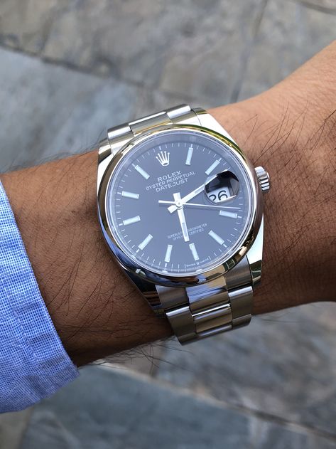 Rolex Oyster Perpetual Datejust, Fancy Watches, Oyster Perpetual Datejust, Rolex Date, Gents Watches, Expensive Watches, Fossil Watches, Rolex Oyster Perpetual, Rolex Oyster