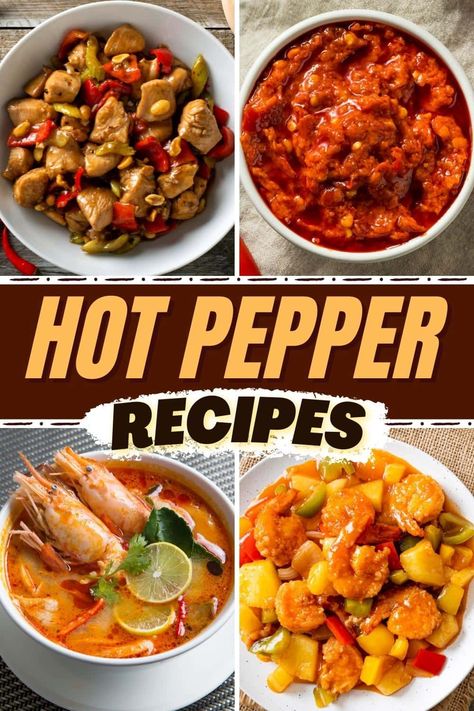 Hot Chili Peppers Recipes, Recipes Using Hot Peppers, Hot Pepper Recipes Dishes, Chili Pepper Madness, Ornamental Pepper Recipes, Recipes Using Hot Pepper Jelly, Spicy Pepper Recipes, Recipes With Hot Peppers, Hot Pepper Soup Recipe