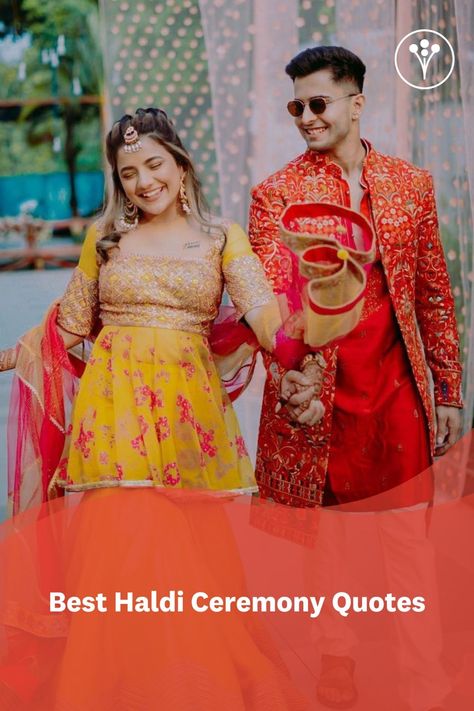 If you are a part of the bride tribe who solemnly swore to carry out your bridesmaid duties to make the bride feel special and pampered, these Haldi ceremony quotes are just for you! Head to the link attached 🔗 Haldi Ceremony Quotes For Bride, Haldi Quotes For Bride, Haldi Ceremony Captions For Instagram, Haldi Quotes, Haldi Ceremony Quotes, Quotes For Bride, Haldi Function, Indian Marriage, Bridesmaid Duties