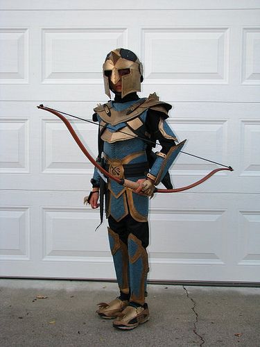 Archery Knight | Kids category. The costume is home-made, fr… | Flickr Cardboard Knight Costume, Cardboard Knight, Cardboard Armor, Diy Knight Costume, Cardboard Costume, Amazing Costumes, Knight Costume, Cosplay Armor, Knight Armor