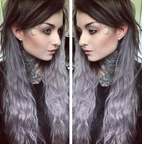 Ryan Ashley Malarkey, Ryan Ashley, Body Modification, Hair Envy, Grey Hair, Silver Hair, Hair Dos, Gorgeous Hair, Hair Goals