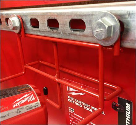 Milwaukee Bolt-n-Bar Tool Tray – Fixtures Close Up Milwaukee Tool Box Ideas, Tool Box Ideas, Milwaukee Tool Box, Tire Shop, Bar Tool, Milwaukee Tools, Going Places, Tyre Shop, Bar Tools