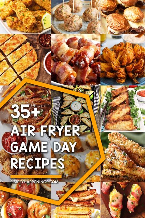 Air Fryer Game Day Recipes Football Snack Food, Air Fryer Kitchen, Air Fryer Recipes For Beginners, Game Day Recipes, The Best Air Fryer, Air Fryer Fish, Best Air Fryer, Air Fryer Chicken Wings, Air Fryer Oven Recipes