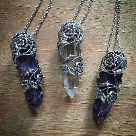 Anting Manik, Amethyst Wand, Grunge Jewelry, Edgy Jewelry, Magical Jewelry, Dope Jewelry, Funky Jewelry, Fantasy Jewelry, Diy Schmuck