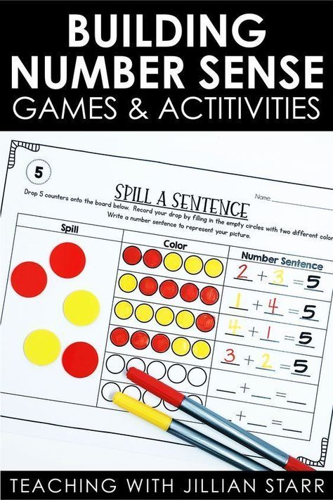 These awesome number sense activities from Teaching with Jillian Starr are for kindergarten, first grade and second grade! These games are perfect for teaching and developing number sense. Your students will have so much fun with these addition and subtraction math center activities, they won't even know they're learning! Number Sense Games, Learning Addition, Composing And Decomposing Numbers, Subtraction Centers, Guided Math Centers, Free Math Centers, Building Number Sense, Decomposing Numbers, Space Classroom