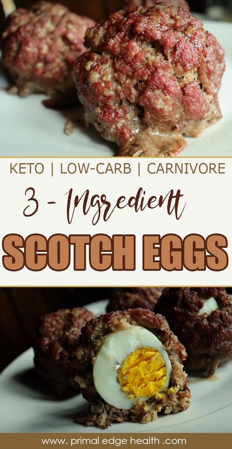 Keto Scotch Eggs, Keto Carnivore, Desayuno Keto, Healthy Pork, Egg Diet Plan, Meat Diet, Scotch Eggs, Boiled Egg Diet, Carnivore Diet