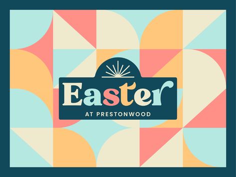 Easter 2021 | Behance Easter Colors 2024, Easter Logo, Easter Branding, Easter Instagram Post, Easter Social Media, Easter Advertising, Easter Posters, Easter Illustration Design, Easter Design Graphic