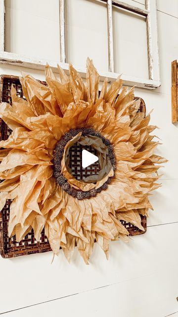 Rachel Harper - Decorating / DIY on Instagram: "Do you love decorating with corn stalks and husks for fall? I always add a DIY corn husk wreath each year. But what if there aren’t any corn husks? Let me show you how you can create a faux corn husk wreath that looks so realistic your friends will never know the difference.

To see the full video comment “CORN HUSK” and I’ll send you the link. 
.
Have the best day! 
.
#cornhusk #cornhuskwreath #thepondsfarmhouse" Decorating With Corn Stalks, Corn Wreath Diy, Diy Corn Husk, Corn Husk Wreath, Corn Wreath, Corn Husks, Corn Stalks, Have The Best Day, Decorating Diy