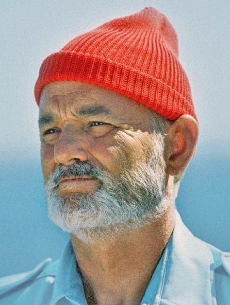 #billmurray #wesanderson #sailor #nautical Steve Zissou, Epic Beard, Septième Art, Life Aquatic, Bill Murray, We Are The World, Wes Anderson, Jolie Photo, 인물 사진