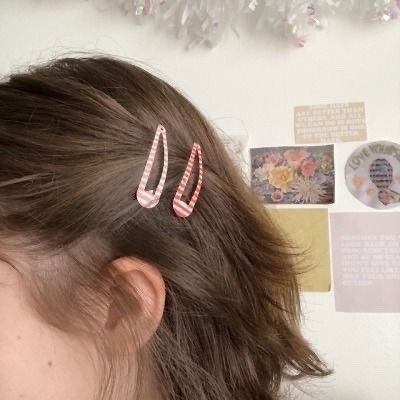 Aesthetic Hearts, Coquette Pink, Penteado Cabelo Curto, Hair Tutorials, Dream Hair, Hairstyles Haircuts, Aesthetic Hair, Pretty Hairstyles, Barrettes