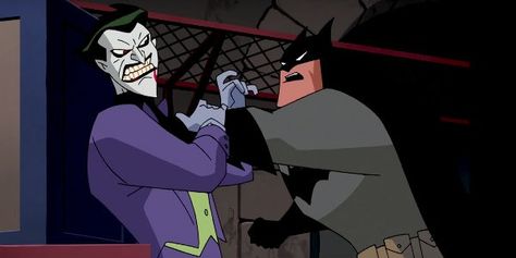 Mark Hamill's Joker has one of the most iconic laughs in pop culture, and the actor recently opened up and explained how he discovered the chuckle for Batman: The Animated Series. Batman Animated Movies, Joker Animated, Joker And Batman, Joker Origin, Return Of The Joker, Joker Videos, Gotham Joker, Kevin Conroy, Batman Vs Joker