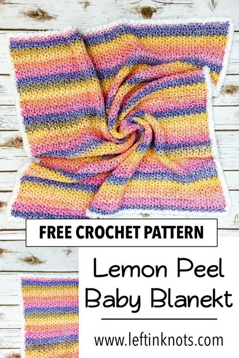 Lemon Peel Crochet Blanket, Pipsqueak Yarn Patterns, Snuggle Crochet, Amanda Crochets, Easy Blanket, Crazy Crochet, Diy Baby Blanket, Crochet Baby Blanket Free Pattern, Easy Baby Blanket