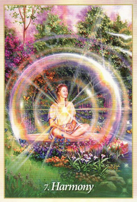 Harmony, from the Oracle of the Angels by Mario Duguay. Published by Blue Angel Publishing. http://www.life-plan-blog.com/2016/08/04/message-work-angels-unicorns/ Corp Perfect, Angel Oracle Cards, Angel Cards Reading, Psy Art, Become Wealthy, Angel Cards, Spiritual Enlightenment, Oracle Cards, Spiritual Art