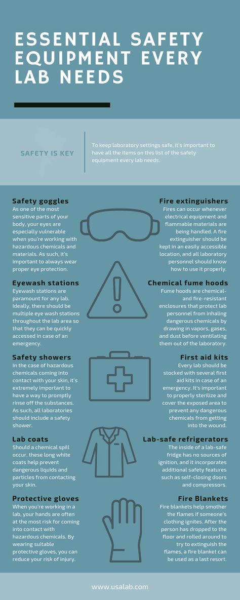 Essential Safety Equipment Information Science Safety, Eye Wash Station, Scout Projects, Boy Scouts Merit Badges, Types Of Gloves, Fume Hood, Lab Safety, Safety Precautions, Heat Resistant Gloves