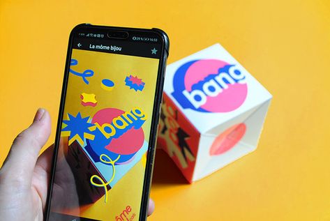 Ar Packaging Design, Interactive Design Ideas, Interactive Packaging Design, Ar Experience Design, Ar Poster, Experience Packaging, Augmented Reality Illustration, Augmented Reality Design, Interactive Packaging