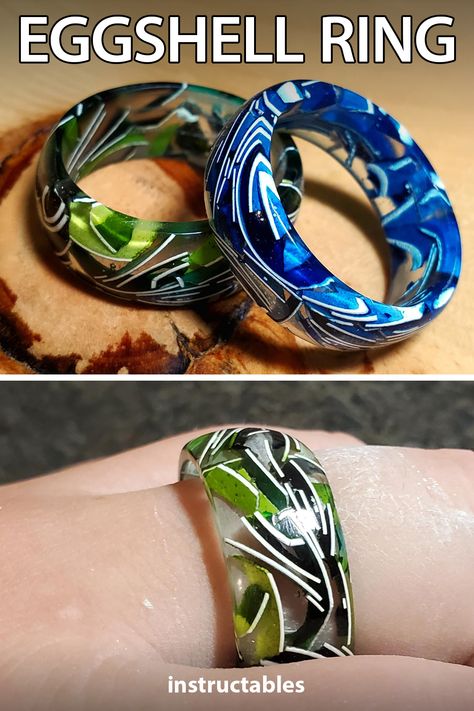 Epoxy Ring Ideas, Epoxy Resin Rings Diy, Resin Casting Ideas, Epoxy Rings Diy, How To Make Resin Rings, Small Resin Crafts, Resin Ring Ideas For Men, Resin Rings Diy, Epoxy Jewelry Diy Ideas