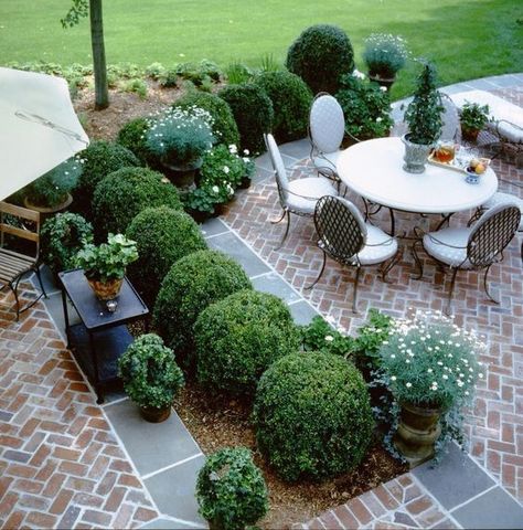 Patio Layout Design, Brick Courtyard, Brick Patterns Patio, Patio Layout, Concrete Patios, Brick Patios, Patio Landscaping, Retaining Walls, Brick Patterns