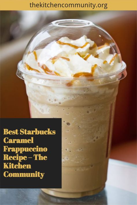 Diy Frappucino Coffee, Caramel Frappe Recipe No Coffee, Cafe Vanilla Frappuccino Recipe, Carmel Frappe Starbucks Drinks, Homemade Caramel Frappuccino Recipe, Carmel Frappachino Recipe Starbucks, Frappuccino Recipe No Coffee, Caramel Frappe Recipe Starbucks, How To Make A Frappuccino At Home