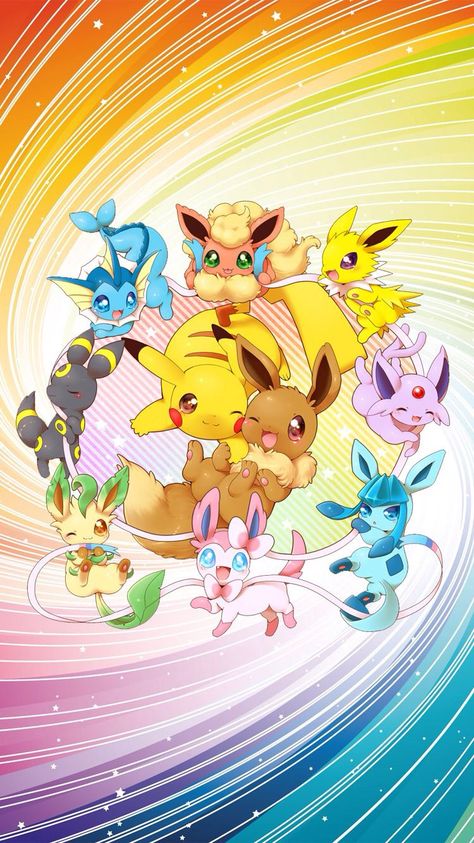 Eevee and pikachu Pikachu And Eevee Wallpaper, Evolution Wallpaper, Eevee Art, Evoluzioni Eevee, Pikachu And Eevee, Pikachu Cute, Eevee Wallpaper, Eevee Evolution, Pink Wallpaper Ipad