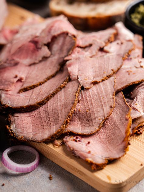 The Best Roast Beef (Deli Meat) Meat Slicer Recipes, Healthy Deli Meat, Roast Beef Lunch Meat, Homemade Deli Meat, Roast Beef Deli Meat, Roast Beef Lunch, The Best Roast Beef, Deli Meat Recipes, Good For Diabetics