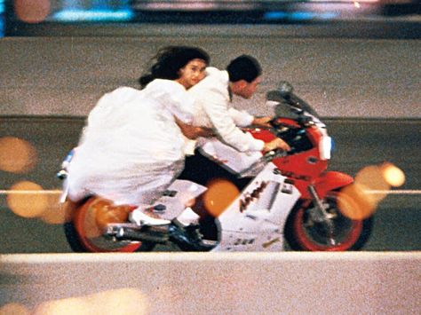 A Moment Of Romance 1990, A Moment Of Romance, Dani California, Bike Wedding, Andy Lau, Models To Draw, Motorcycle Aesthetic, Fallen Angels, Bike Week