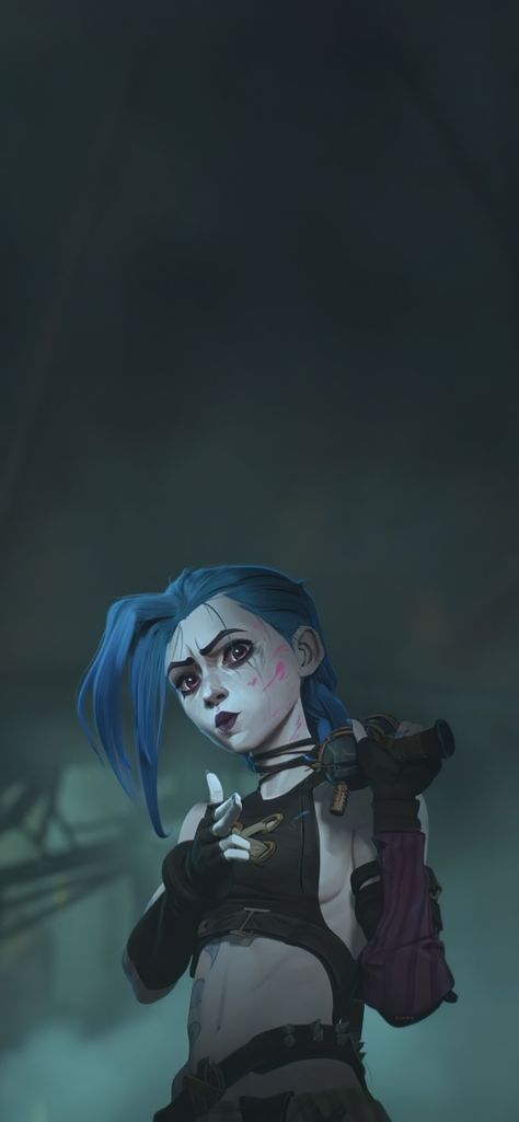 Arcane Jinx Wallpaper Phone, Defying Gravity Wallpaper, Jinx And Vi Arcane Wallpaper, Jinx Iphone Wallpaper, Jinx Arcane Backgrounds, Jinx Phone Wallpaper, Jinx Black And White, Arcane Hd Wallpaper, Jinx Portrait