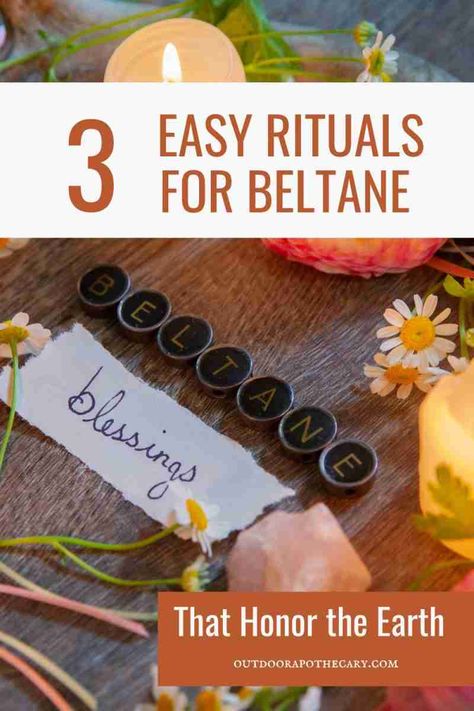 Easy Beltane Ritual, Beltane Crafts For Kids, Beltane Ritual Ideas, Beltaine Ritual, Beltane Aesthetic, Celtic Holidays, Outdoor Apothecary, Beltane Altar, Beltane Ritual