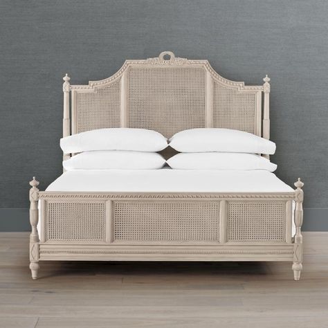 Shopping Cart | Frontgate French Cane Bed, Small Master Bedrooms Decor, Small Master Bedrooms, French Bedside Table, French Bedside Tables, Cane Bed, Furniture Placement, Bedroom Bed Design, King Headboard