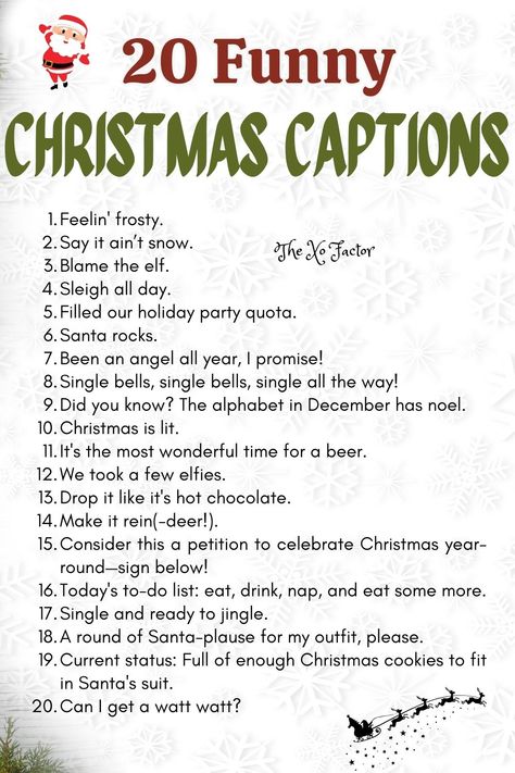 Outfit Instagram Captions, Santa Captions, Funny Christmas Captions, Instagram Captions Songs, Christmas Captions For Instagram, Song Captions, Everything Christmas, More Than A Feeling, Couples Counseling